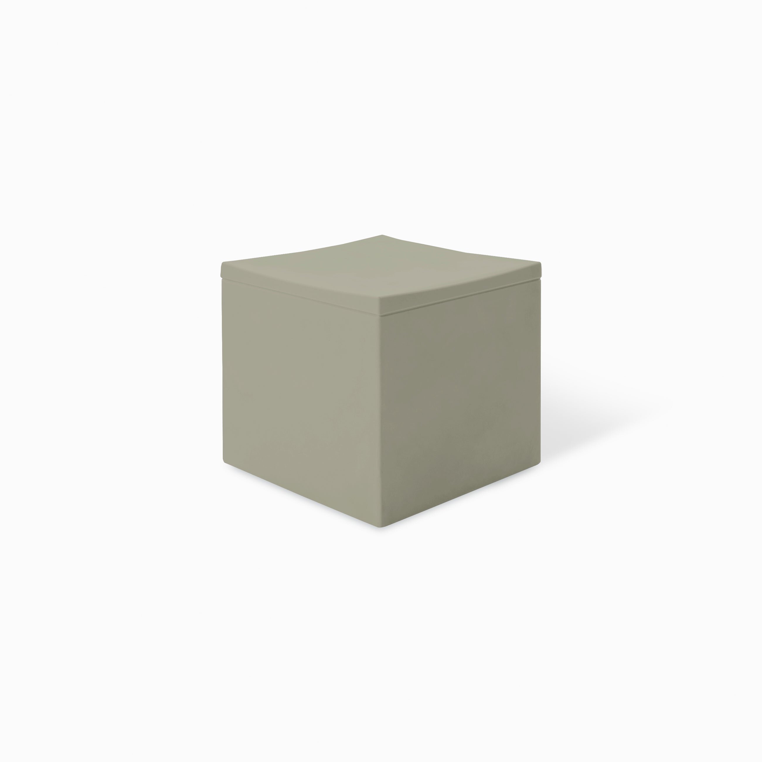 Lounge Cube Stool by Serralunga Furniture Stool